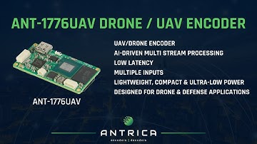 Drone & UAV Video Encoder Product Showcase - ANT-1776UAV