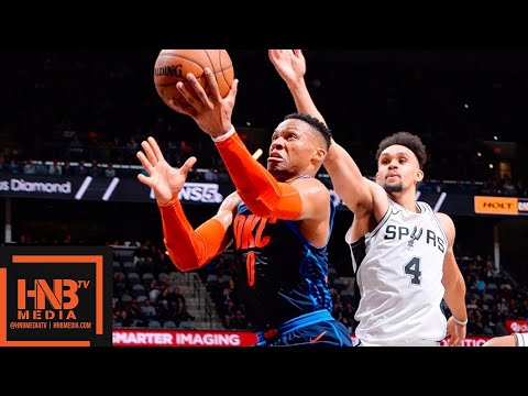 OKC Thunder vs San Antonio Spurs Full Game Highlights | 01/10/2019 NBA Season