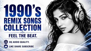 1990's Remix Songs Collection 🎧 | Best Bollywood Dance Hits | Feel The Beat | HQ Audio Jukebox