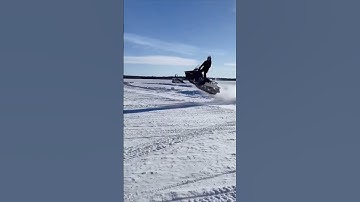 fall from a snowmobile #shorts