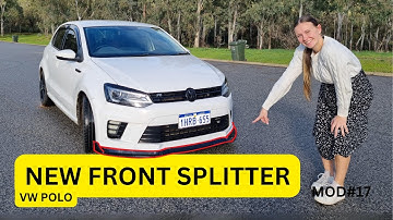 FRONT SPLITTER INSTALL |  VW POLO | WRC FRONT BUMPER