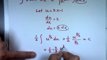 Sec 5.5 - Integration by Substitution