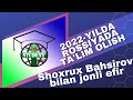 2022-ROSSIYADA O&#39;QISH QANDAY BO&#39;LADI? SHOXRUX BASHIROV BILAN JONLI EFIR