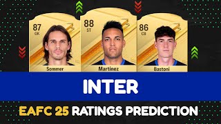 FC 25 | INTER PLAYER RATINGS PREDICTION 🔥🤯 | EA FC 25 | ft. Sommer, Martinez, Bastoni