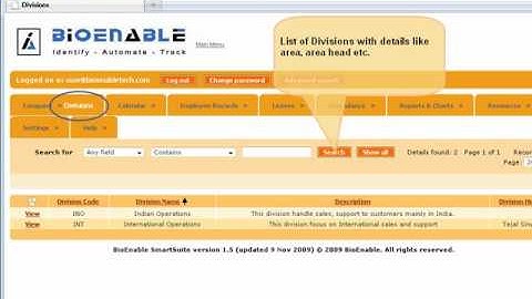 BioEnable SmartSuite Organizational Management System
