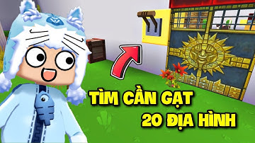 MEOWPEO THỬ THÁCH GIẢI MÃ TÌM CẦN GẠT 20 ĐỊA HÌNH SIÊU KHÓ TRONG MINI WORLD MINI GAME