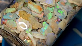 Opal Chip Jar Rescue!  Amazing Color.