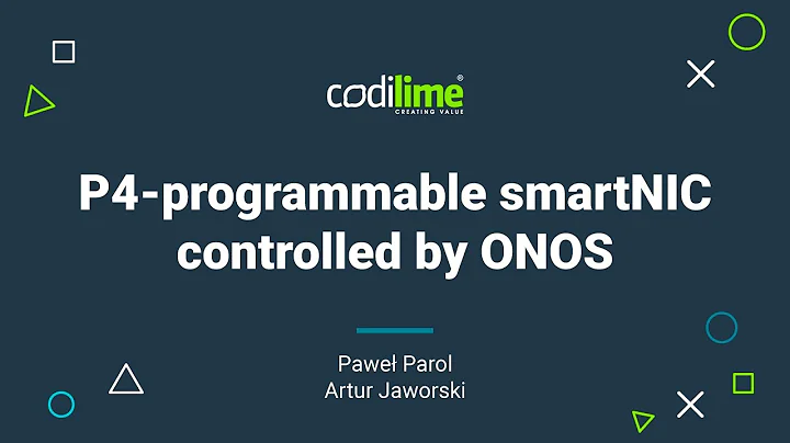 P4-programmable smartNIC controlled by ONOS