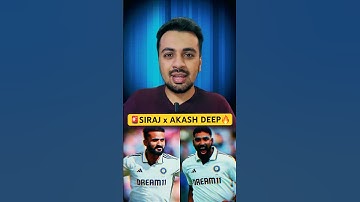 🚨Do Bhai Dono Tabahi🤯 Mohammed Siraj 6 Wickets Akash Deep 4 Wickets IND vs ENG 2nd Test  #shorts