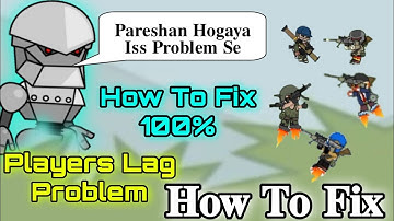 Mini Militia Lag Problem Fix | How To Fix Lag Problem In Mini Militia