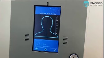 Skreen- Face Recognition + QR Code/Barcode Reader +Temperature Detection+Touchless Hand Sanitization