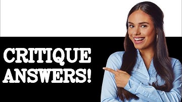 What Is Your Greatest Weakness - Critiquing Real Answers (2025)