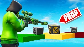 TINY PROPS vs. SNIPERS! (Fortnite Minigame)