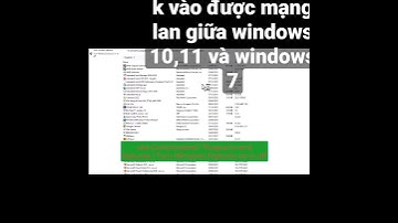 lỗi SMB1 k vào được mạng lan giữa windows 10,11 và windows7