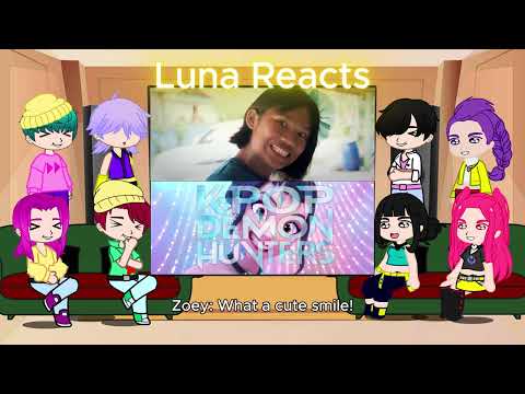 KPop Demon Hunters React To Themselves / TikToks + Memes / Huntrix & Saja Boys / Gacha React