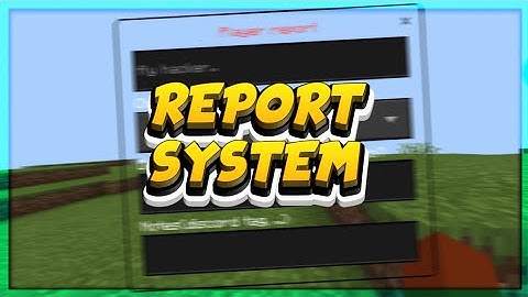 PLUGIN POCKETMINE | REPORT SYSTEM