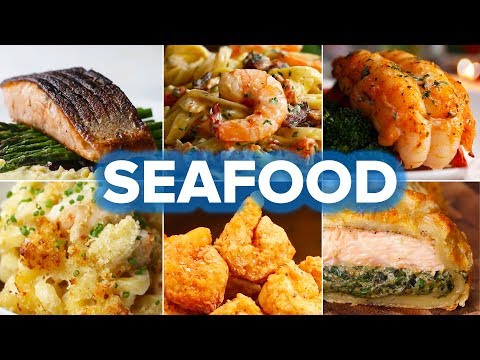 Video: Seafood: 5 Original Recipes With Fish And Seafood