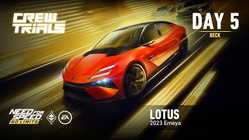 Need For Speed: No Limits | 2023 Lotus Emeya (Crew Trials - Day 5 | Beck) - Royals
