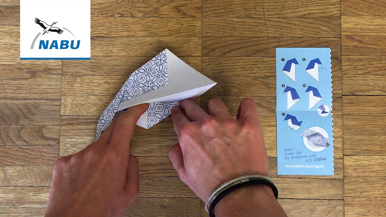 Ihr Origami Vogel Zum Selbermachen Nabu