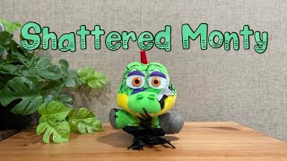 Shattered Monty custom plush review! (Fnaf Security Breach)