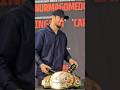 Usman Nurmagomedov Removes Monster Energy Cans Before His Press Conference