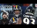 Huge catch rayray mccloud 4th  8 game on the line ben roethlisberger clutch