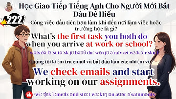 Học Giao Tiếp Tiếng Anh Cho Người Mới Bắt Đầu Dễ Hiểu | Tiếng Anh Online 247