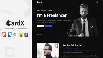 CardX - Modern Personal Portfolio / Resume / CV / vCard / HTML5 Template | Themeforest Website