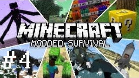 Modded Minecraft FoolCraft #4 LAVA CHICKENS AND POWER UPGRADES