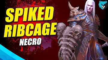 THORNS MENACE Spiked Ribcage Necro Build Guide | Diablo IV