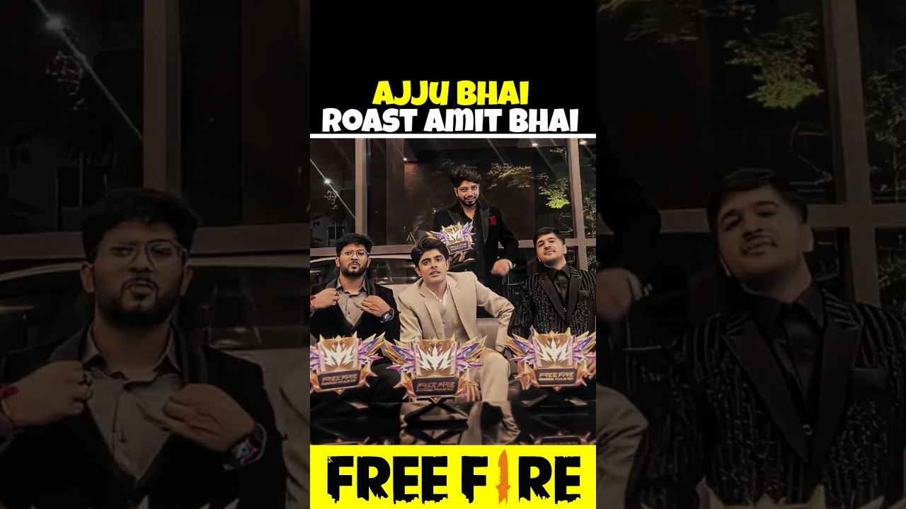 Ajju Bhai Roast Amit Bhai 😂-