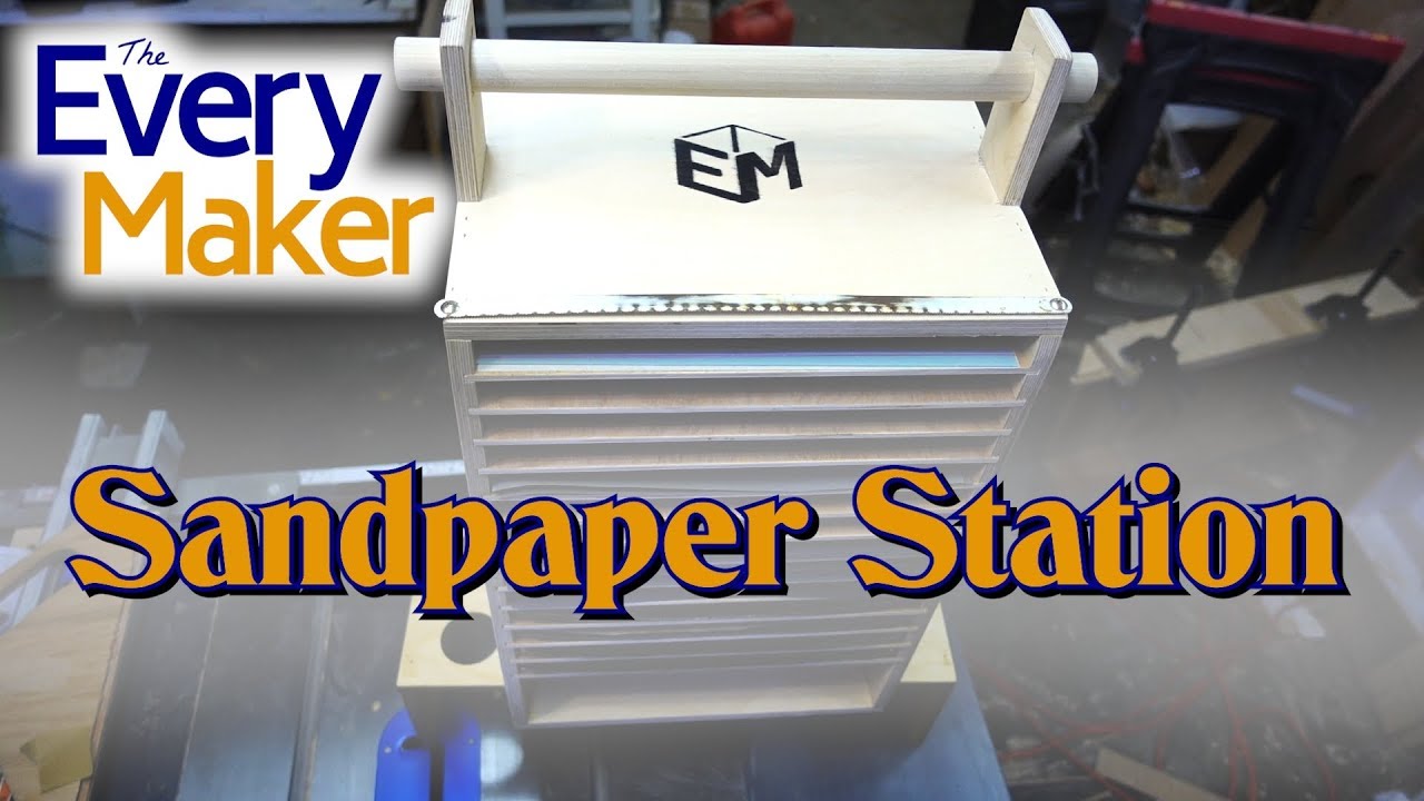 Sandpaper Organizer for every shop - YouTube