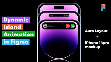 Dynamic Island animation in Figma with AutoLayout | UI Design | Figma tutorial
