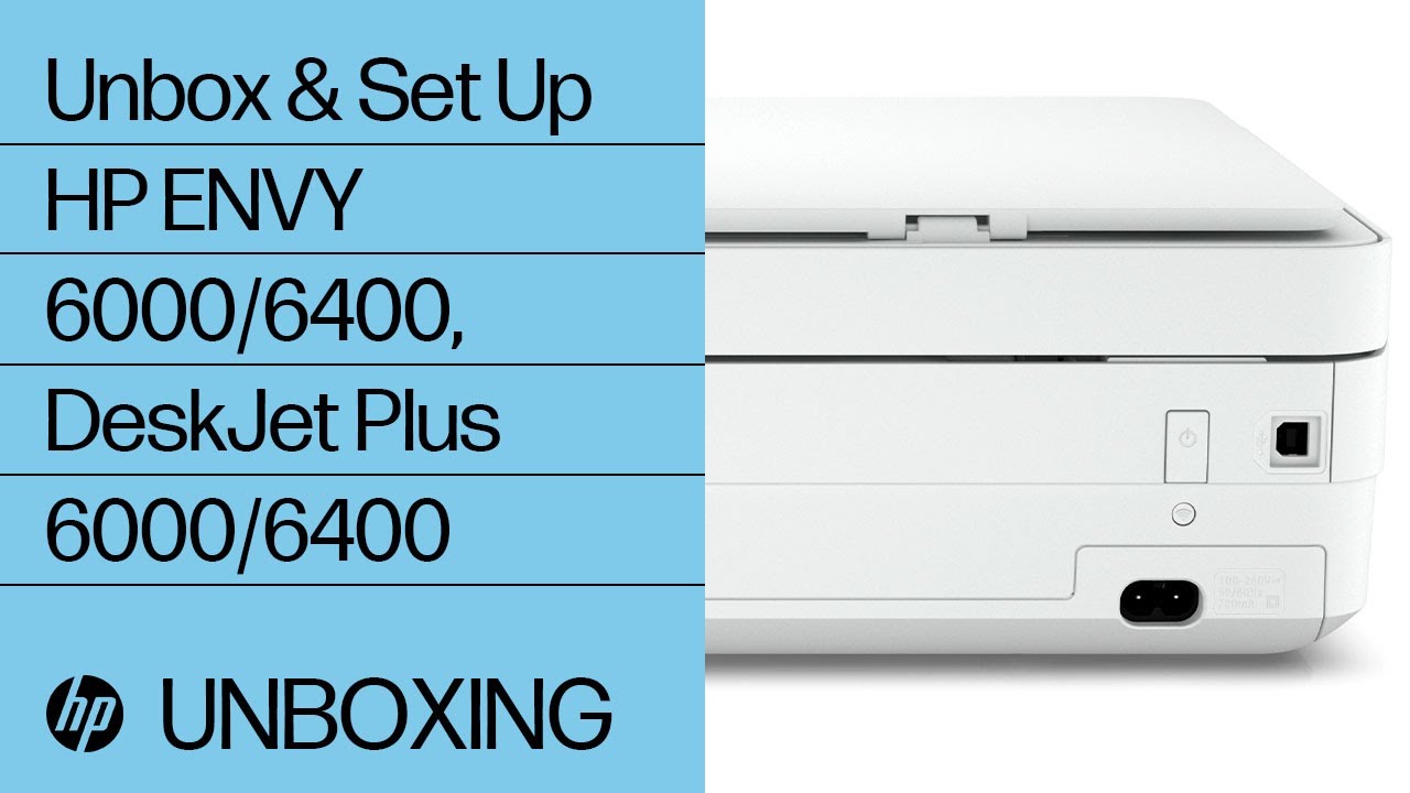 margen peddling peregrination HP ENVY 6000 All-in-One Printer series Setup | HP® Support