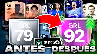 😱 SUBI EL GRL DE UN SUSCRIPTOR EN FIFA MOBILE !!! LE REGALE 25,000 FC Points !!! MEJORANDO CUENTAS 🤑