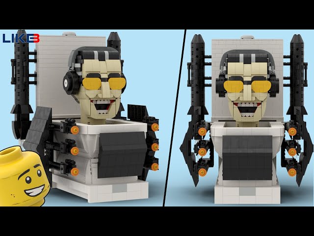 How To Make G Man Toilet 2.0 in Lego 