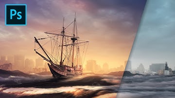Photoshop Fantasy Landscape Photo Manipulation