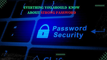 Why is it important to choose a strong password?