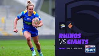 Highlights | Leeds Rhinos v Huddersfield Giants | 2024 Betfred Women's Super League, Round 1