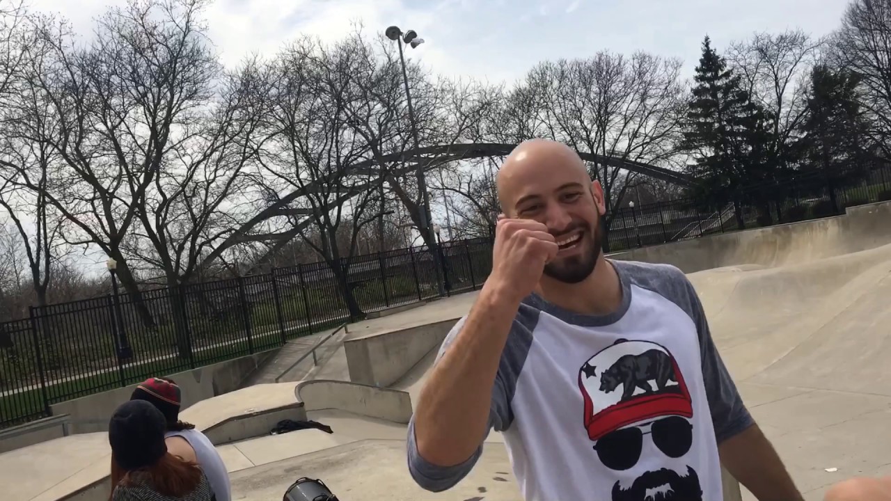 Michael Scott skate boarding, siren skate