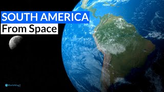 SOUTH AMERICA from Space and Latin American Countries Satellite View