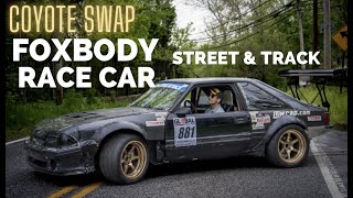 Driving in TUNNELS in Foxbody Mustang Race car on streets and at Road Atlanta