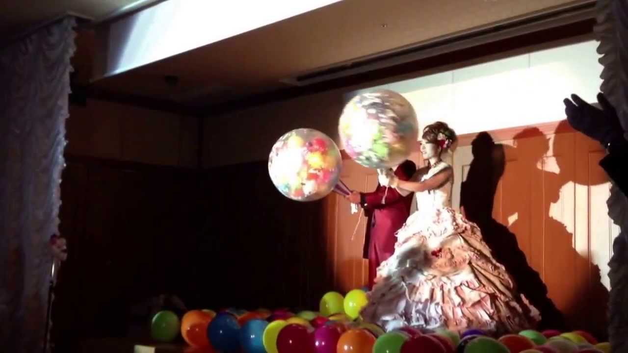 13 9 15結婚式 バルーンクラッカー演出 Youtube