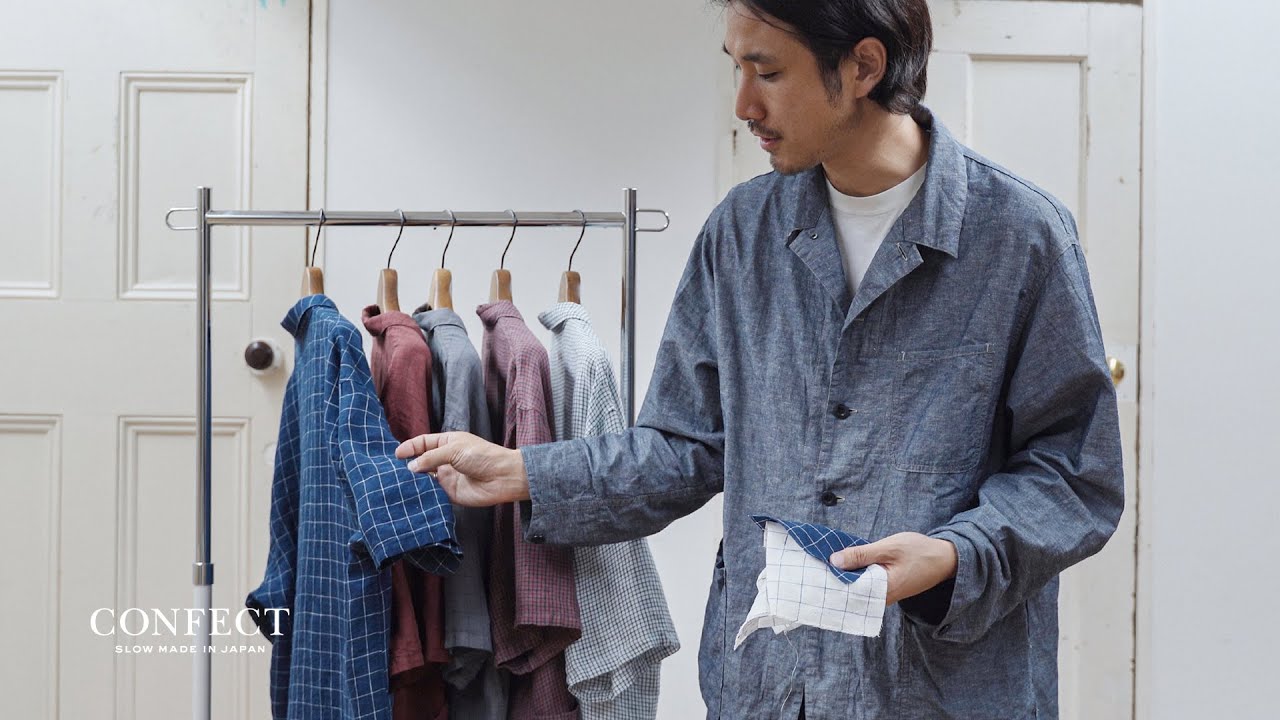専用です✨ ネストローブCONFECT リネンタッターソールチェックカバーシャツ リネンタッターソールチェック 半袖 カバーシャツ|nest Robe