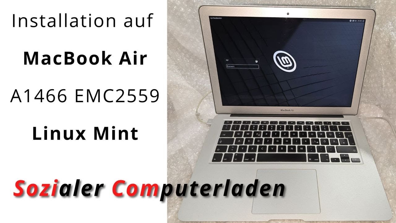 Installation auf einem Apple MacBook Air A1466 EMC2559 Laptop 