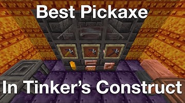 Best Pickaxe in Minecraft! (Minecraft Bedrock 1.21 Tinker’s Construct)