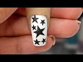 COMO HACER ESTRELLAS EN LAS UÑAS /SÚPER FÁCIL Y RÁPIDO/ PRINCIPIANTES😯⭐️