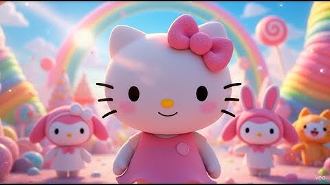 Happy Song for Kids | Hello Kitty Rainbow Dance 🌈 Sing, Smile and Shine with My Melody & Cinnamoroll