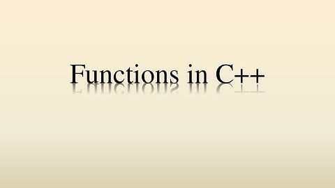 functions in C Programming Fundamentals in Urdu/Hindi