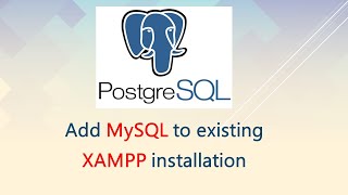 Add MySQL to existing XAMPP installation by jinu jawad m 284 views 9 months ago 4 minutes, 38 seconds